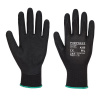 PORTWEST DERMI-GRIP NPR15 A335 / Rukavice máčané v pieskovom nitrile - čierna M