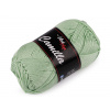 Bavlnená pletacia priadza Camilla 50 g Varianta: 55 (8165) zelená šalvěj světlá, Balení: 1 ks