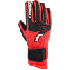 Lyžařské rukavice Reusch Worldcup Warrior Neo - black / fluo red 10