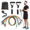 Insportline Nastaviteľný gumový expander Morpo Tubes 140 cm / 4,5-45 kg