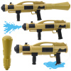 LEAN TOYS Bazooka - Vodná pištoľ s pumpou 73 cm, 1100 ml – béžová