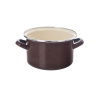 Smaltovaný hrnec Orion BROWN Lem 2 l