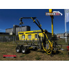 Vyvážečka dřeva Digger HRW-15, 1,5 tuny, vyvážecí vlek za traktor, čtyřkolku , vyvážecí souprava, vyvážecí vlek na dřevo, nakládací jeřáb, lesní…