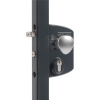 LOCINOX LEKQ 7016 - komplet zámkovej krabice pre profil 60 až 80 mm, s funkciou otvárače, Fail Open, pre krídlové bránky, antracit