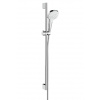 Hansgrohe Croma Select E - Set sprchovej hlavice, tyče a hadice, biela/chróm 26594400