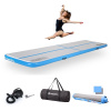 Airtrack inSPORTline Airstunt 400x100x10 cm biely s elektrickou pumpou