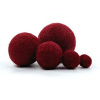 Plstěná kulička vel.XL 025-Maroon