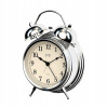 Budík JVD SRP2217.1 Kovové retro striebro LOUD (Budík JVD SRP2217.1 Kovové retro striebro LOUD)