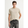 Bavlnené tričko Calvin Klein LV04LB275G béžová XL
