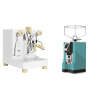 Lelit Bianca PL162T V3, white + Eureka Mignon Specialita, CR tiffany blue