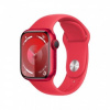 APPLE Watch Series 9 GPS 45mm RED Aluminium Case with RED Sport Band - S/M mrxj3qc/a