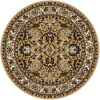 Alfa Carpets Kusový koberec Teherán T-117 beige kruh 190 × 190 cm