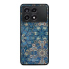 Lesklý kryt Mobiwear Glossy - Xiaomi Poco X6 Pro 5G - G038G - Modré mandala květy (Prémiové lesklé pouzdro, obal, kryt Mobiwear Glossy na mobil Xiaomi Poco X6 Pro 5G - G038G - Modré mandala květy, mat