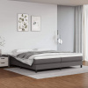 vidaXL Posteľný rám sivý 200x200 cm umelá koža
