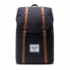 Herschel Retreat Black Sports Batoh (Turistický plynový valec 1 kg)