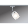 PAULMANN URail spot Blossom matný chrom čiré / satin sklo max. 10W G9 95338