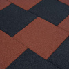 vidaXL Protipádové dlaždice 12 ks čierne 50x50x3 cm gumené