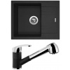 Set Sinks (dřez Linea 600 Granblack 30 + baterie Legenda S Granblack 30) LI60030NLESGR30