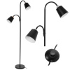 Toolight - Podlahová lampa APP924-2F, čierna, OSW-06328