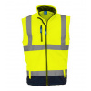Yoko Reflexná softshellová vesta HV006 Hi-Vis Yellow S