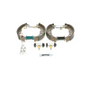 BOSCH Sada brzdových čeľustí BOSCH 0 204 114 655