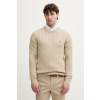 Tommy Hilfiger sveter pánsky bavlnený MW0MW33132 béžová S
