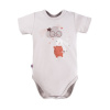 Eevi Body s krátkym rukávom MELLOW šedé - 92