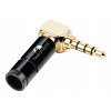 Uholníkový konektor MINI JACK 3.5MM 4-PIN NAKAMICHI GOLD