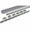 TopLine XL, nosné a vodiace profily, eloxovaný hliník 2300mm