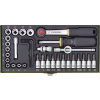 Proxxon Industrial sada nástrčných klíčů, metrický, 1/4 (6,3 mm), 36dílná, 23080