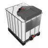 FALCON lievik pre IBC typ X, z polyetylénu, modrý, objem 15 l