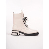 Dámske biele kožené čižmy Epica