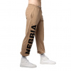 Nebbia Volné baggy tepláky s kapsami GYM BRO 365 hnědé - XL