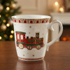 Vianočný hrnček EASY LIFE 275 ml biely
