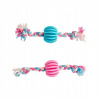 Duvo+ Puppy TPR Treat ball with cotton rope 30cm