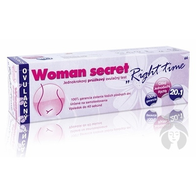 Woman secret RIGHT TIME ovulačný test 20 ks