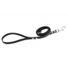 Firedog BioThane Vodítko 13 mm 4 m s rúčkou čierne