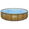 Bazén BESTWAY Power Steel Wood Swim Vista 549 x 122 cm 16977
