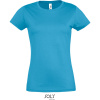 SOL's Collection Tričko Imperial Women, těžká bavlna, krátký rukáv, dámské COT25150202213-aqua 3XL Aqua