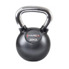 Vinylový kettlebell s chrómovaným úchopom HMS KGC 20 kg