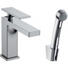 Hansgrohe Tecturis E - Páková umývadlová batéria 110 s ručnou sprchou Bidette, chróm 73210000