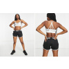 Puma m športová podprsenka s bielym (W002d26 Puma Top Crop Sports White Pattern M)