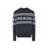 Livergy® Pánsky pletený pulóver navy modrá/biela, S 44/46 (100381537)