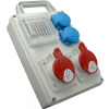 Zásuvková rozvodnica ROS-I 1603 D/A , 1x16A+32A/400V/5p+2x16A/250V s držiakom (ref.č. 10003849.00)