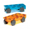 Valtech Magna Tiles Magnetická stavebnica Cars - Autá - 2-dielna rozširujúca súprava Farebnosť: Modrá a Oranžová
