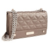 Dámska crossbody kabelka Doca 14122 - strieborná