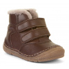 Froddo Detské zimné topánky Flexible PAIX UP WINTER Dark Brown G2110143-4 tmavohnedá Veľkosť: 21