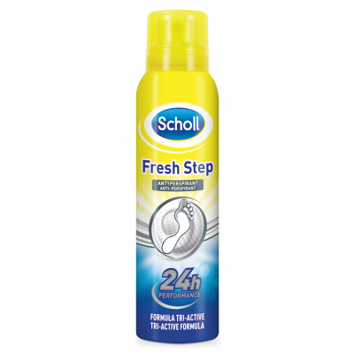 Scholl Fresh Step antiperspirant na suché nohy, 150 ml