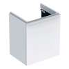 GEBERIT SMYLE SQUARE 53,6 x 43,3 x 61,7cm skrinka pod umývadlo, ľavé pánty, biela lesklá, 500.366.00.1