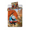 Posteľné obliečky - Faro posteľná súprava 048 140 x 200 cm viacfarebná (Detská posteľná bielizeň Tomek a priatelia 140x200 cm)